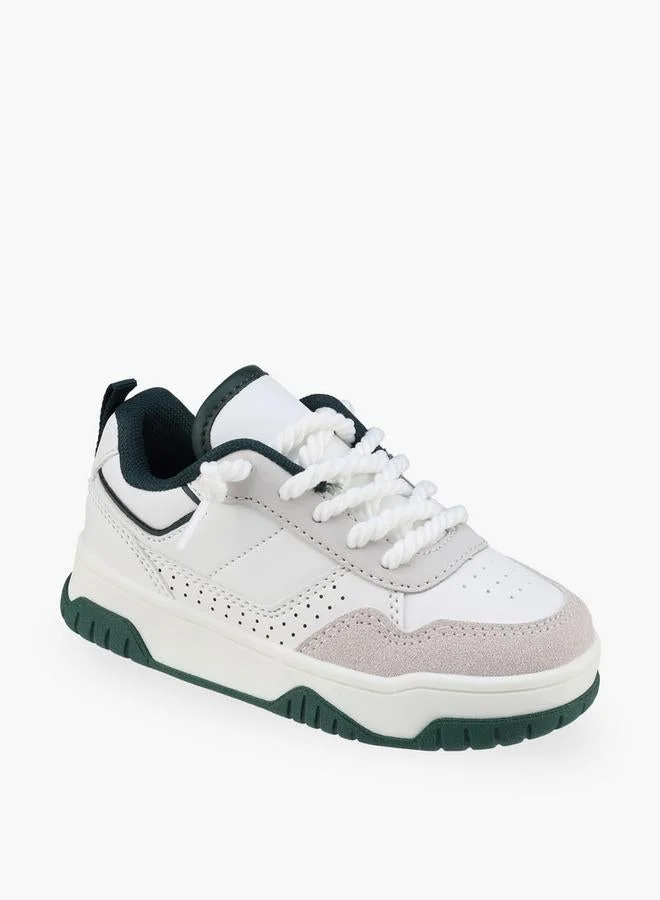 ال بي ال من شو اكسبرس Boys Panelled Lace-Up School Sneakers