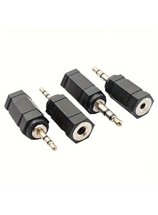 2 5mm Male To 3 5mm Female Headphone Audio Adapter Metal Finish 36V Compatible - Image 2