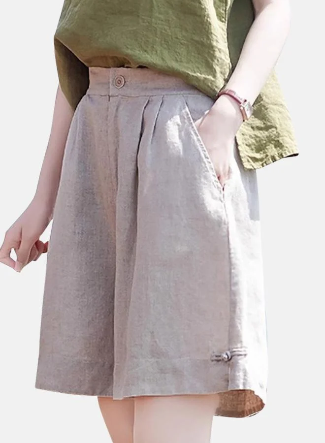 يونيكي Hemp Nature Solid Cotton Short