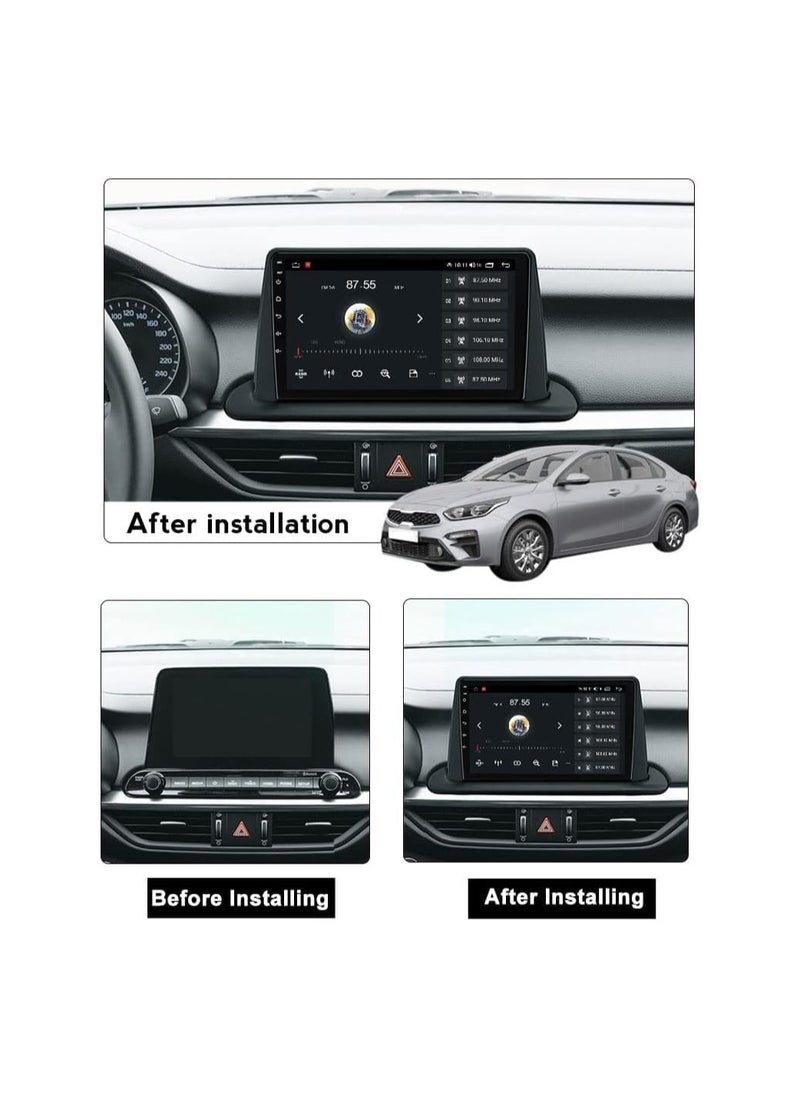 Android Car Stereo for KIA CERATO 4 Forte K3 2018 2019 2020 2021 1GB RAM 32GB ROM Mirror-Link Wi-Fi BT, Radio GPS, 9 Inch IPS Touch Screen with AHD Backup Camera