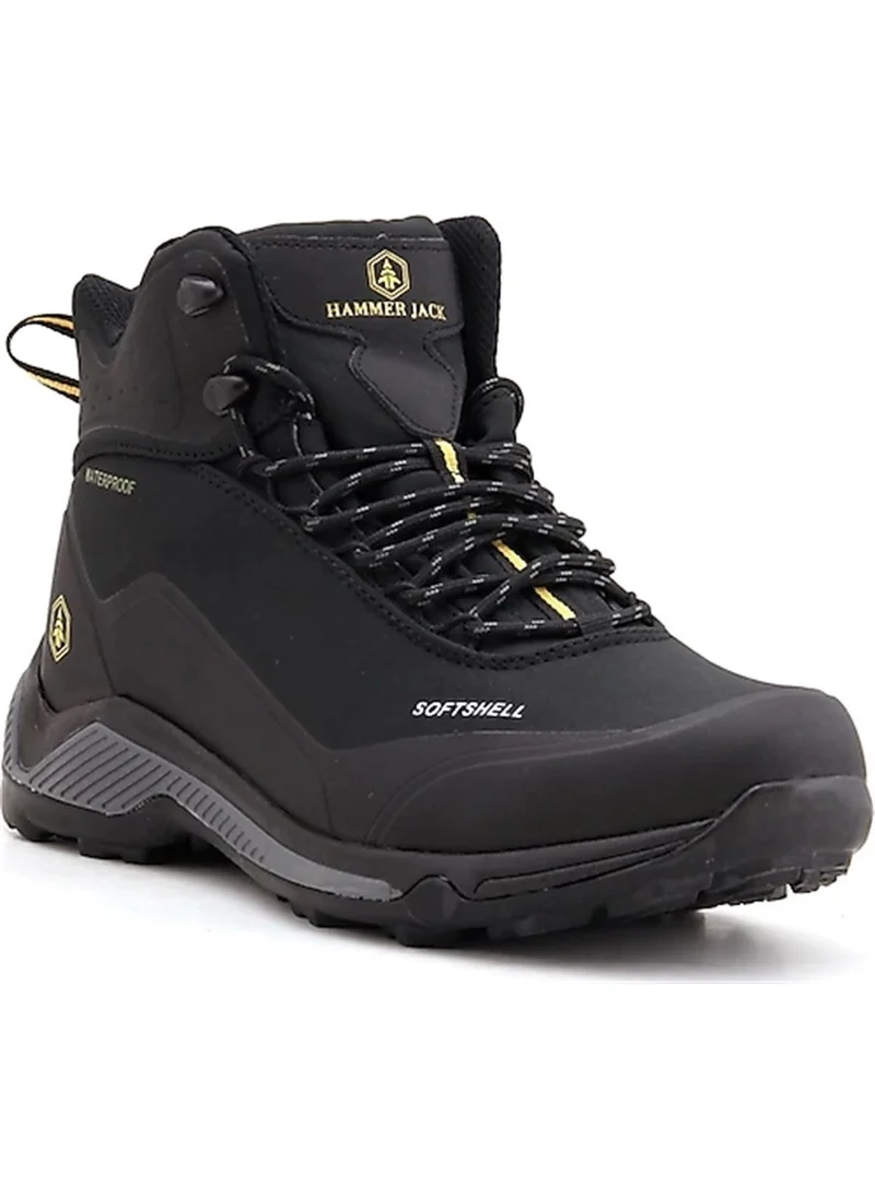 Hammer Jack Bond 21664 Men's Waterproof Boots Black Yellow V5