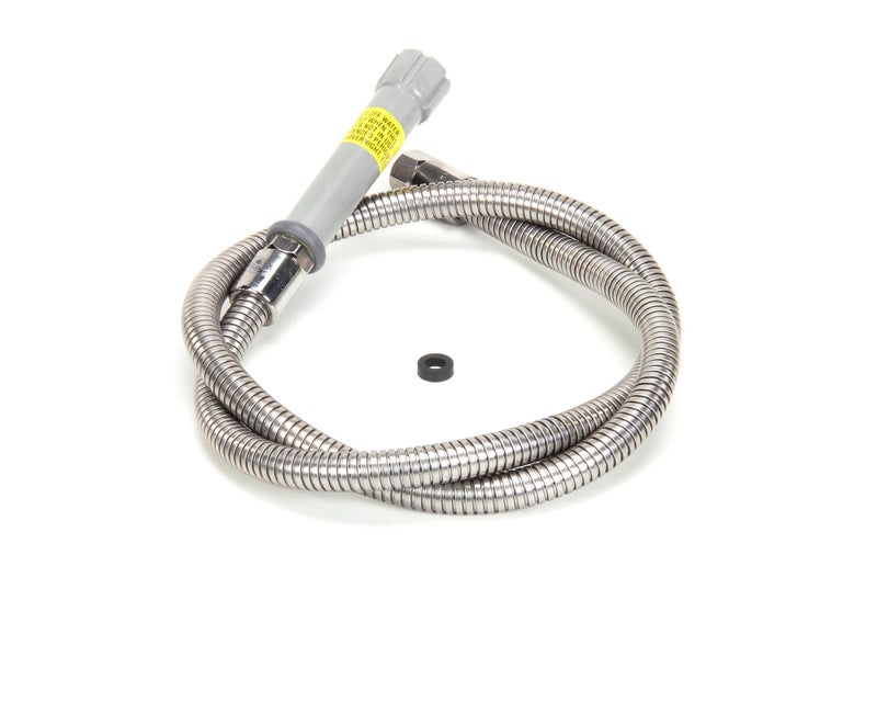 T&S BRASS B-0056-H 56" Flexible Stainless Steel Hose - Image 3