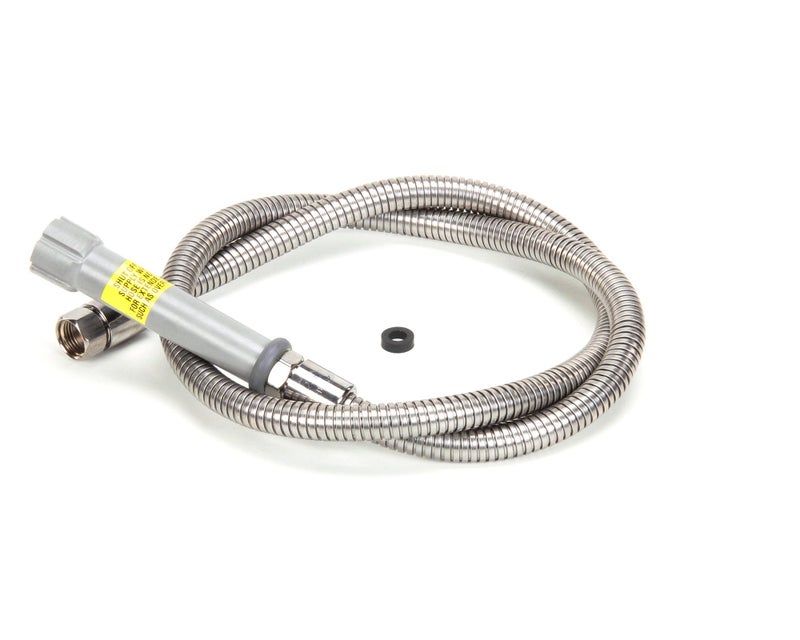 T&S BRASS B-0056-H 56" Flexible Stainless Steel Hose - Image 2