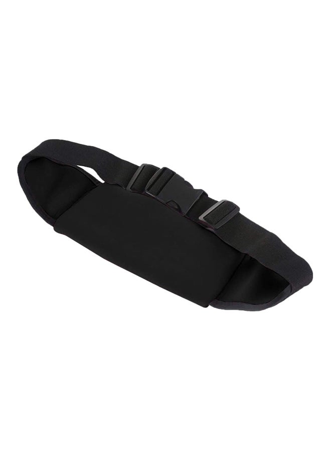 BAGGRA Zipper Closure Security Waist Belt Black - Image 2