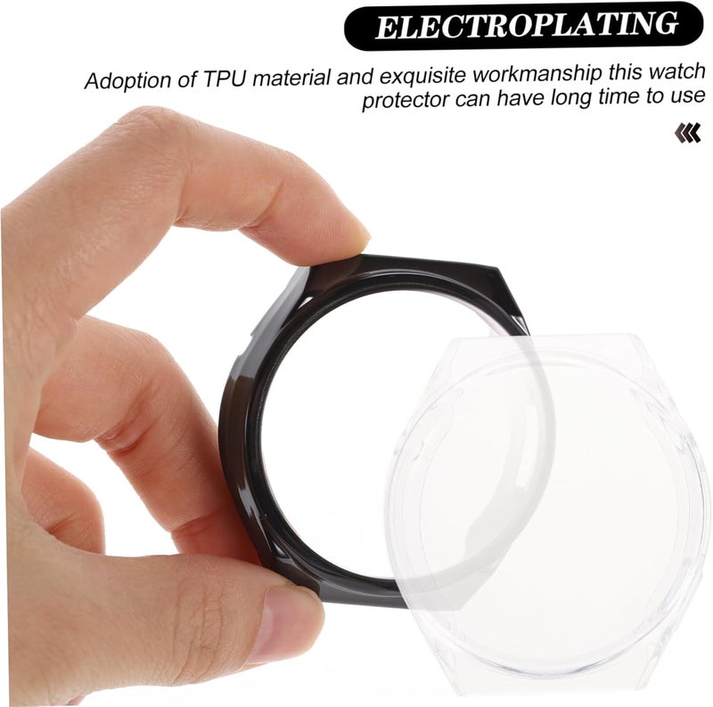 2pcs Replacement Watch Case TPU Protective Case Scratchproof Screen Protector Easy Install - Image 5