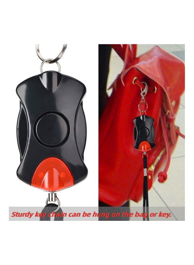 Mini Alarm Keychain, Safety Siren Personal Keychain Alarm for Women Protection, Self Defense Safe Sound Alert with Flashlight - Image 2