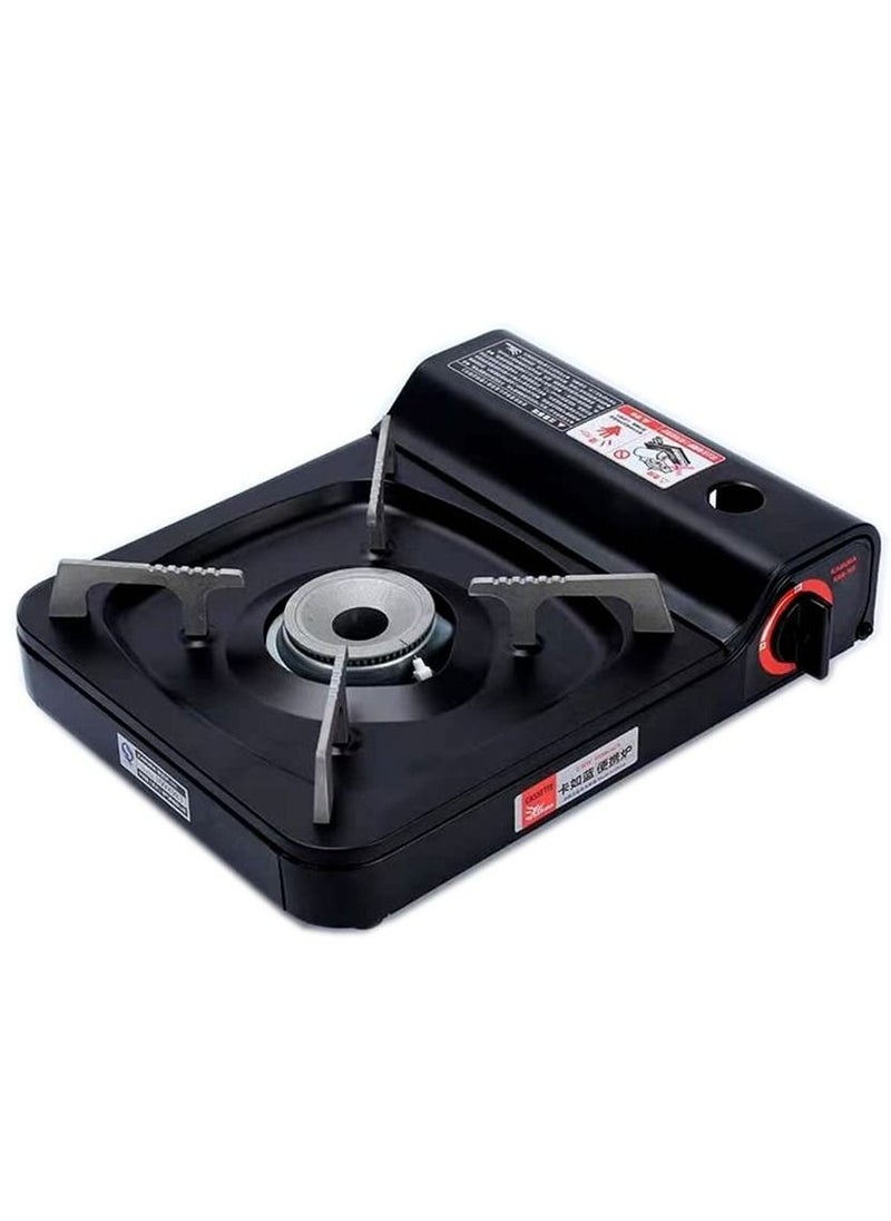 Generic Cool Baby Gas Stove Portable Butane Automatic Ignition with Carrying Case Outdoor Windproof Wild Mini Gas Barbecue Camping  - Image 1