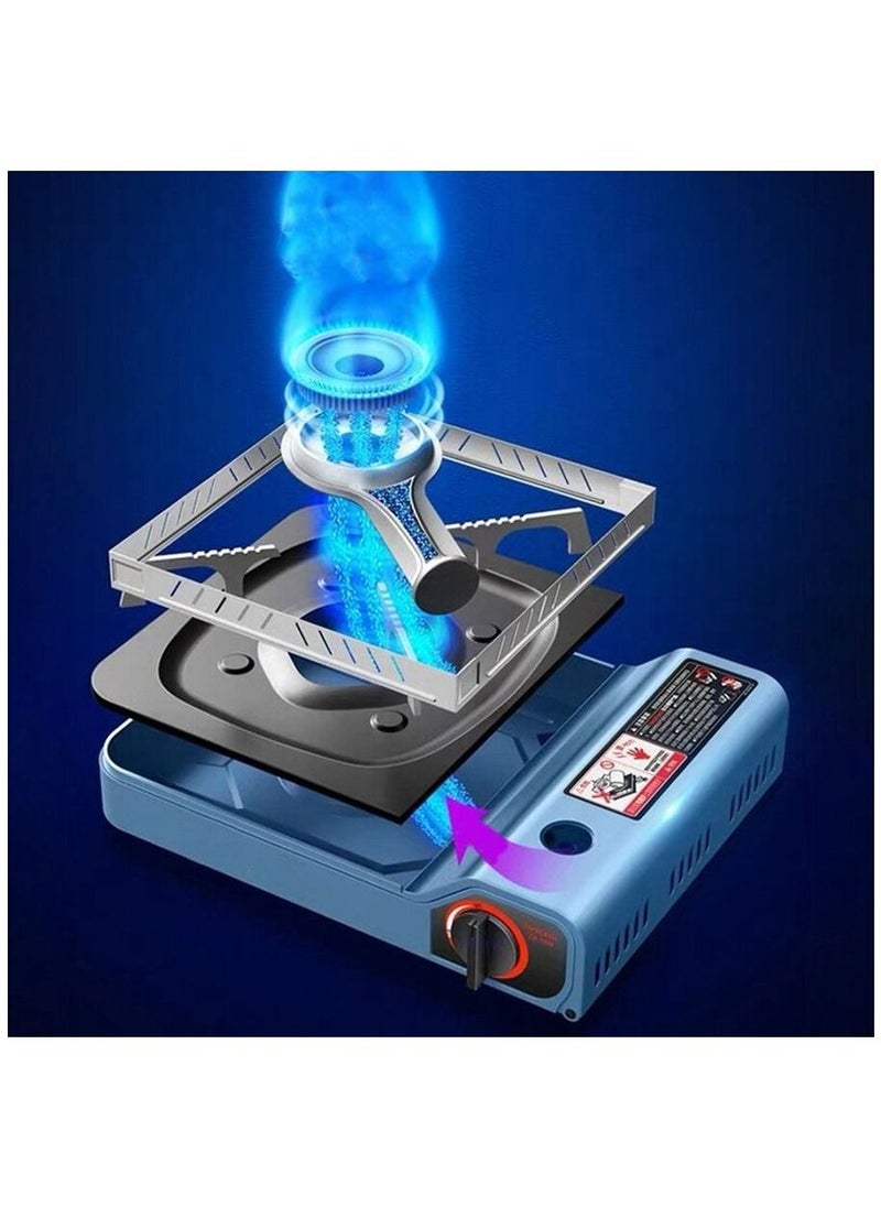 Generic Cool Baby Gas Stove Portable Butane Automatic Ignition with Carrying Case Outdoor Windproof Wild Mini Gas Barbecue Camping  - Image 4