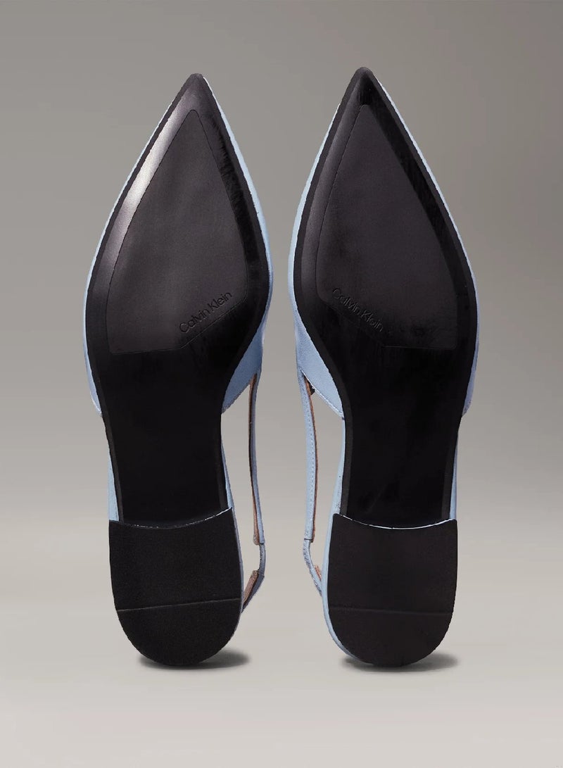CALVIN KLEIN Leather Slingback Ballerinas - Image 5