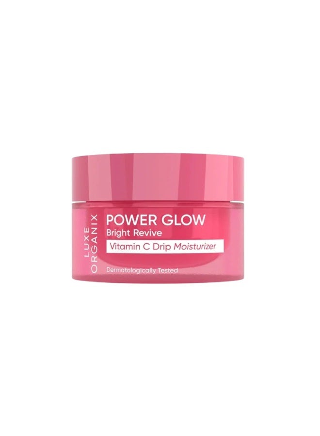 Luxe Organix Power Glow Bright Revive Vitamin C Drip Moisturizer | Radiant & Dewy Skin - Image 2