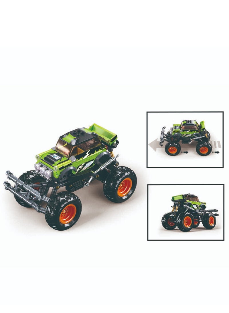 Sluban PowerBricks Pullback Off-road vehicle (264pcs) - Image 5