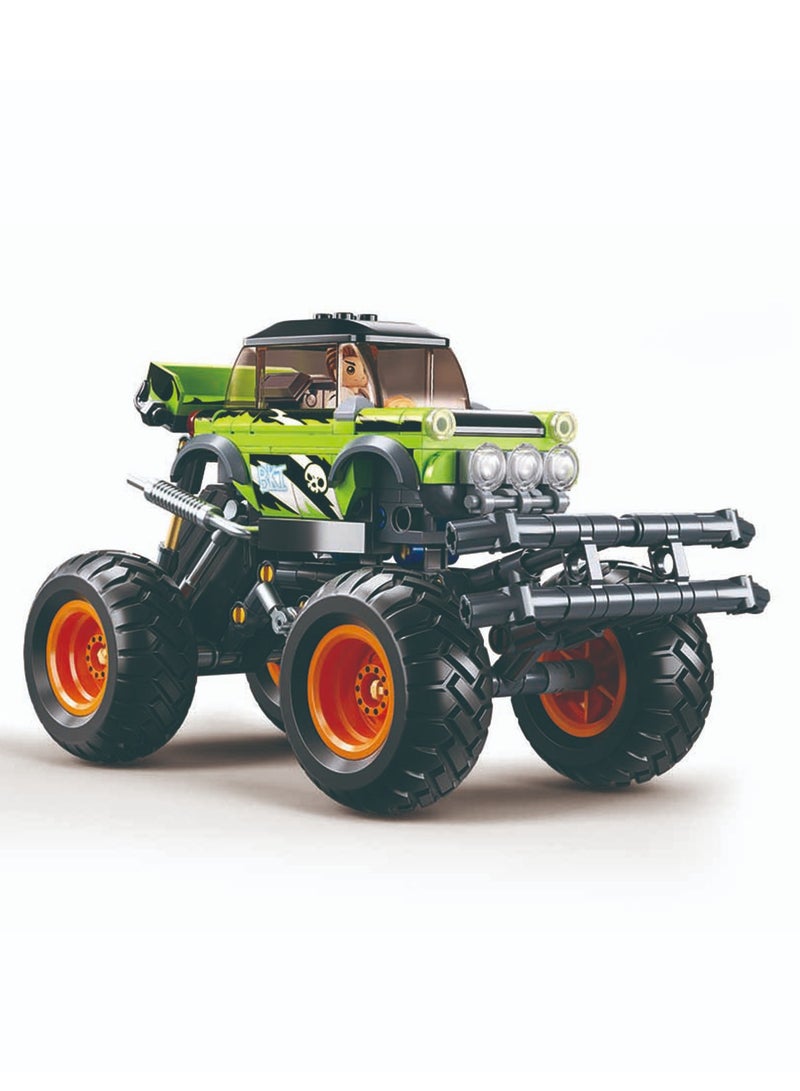 Sluban PowerBricks Pullback Off-road vehicle (264pcs) - Image 4