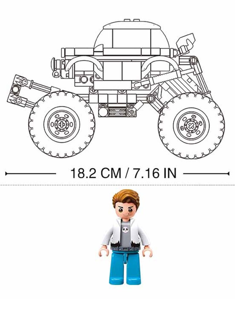 Sluban PowerBricks Pullback Off-road vehicle (264pcs) - Image 3