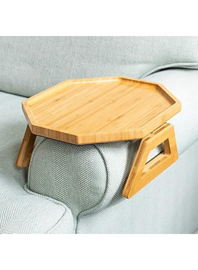 مسند يد للكنبة متعدد الاستخدامات – حامل أكواب ومنظم ريموت – تصميم عملي للمنزل - Image 1