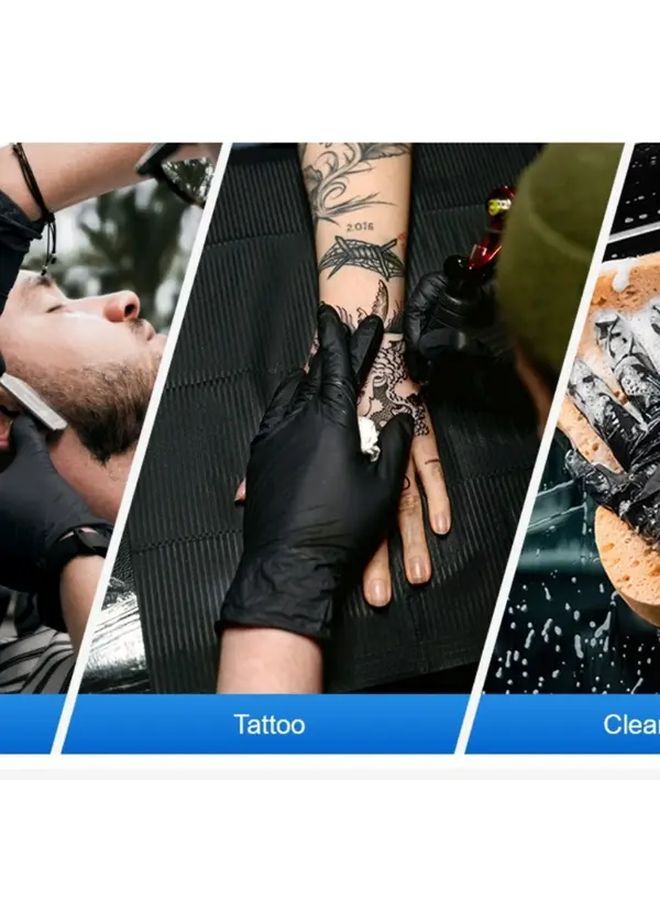 100pcs Heavy Duty Disposable Gloves Thickened Wear Resistant Food Grade Latex Free - Image 5