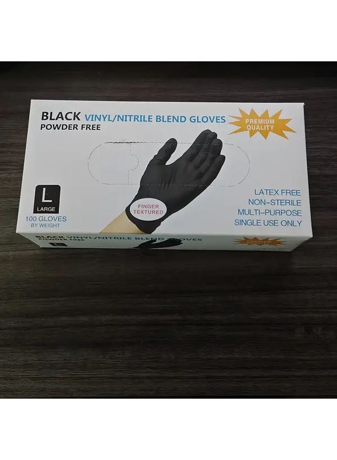 100pcs Heavy Duty Disposable Gloves Thickened Wear Resistant Food Grade Latex Free - Image 1