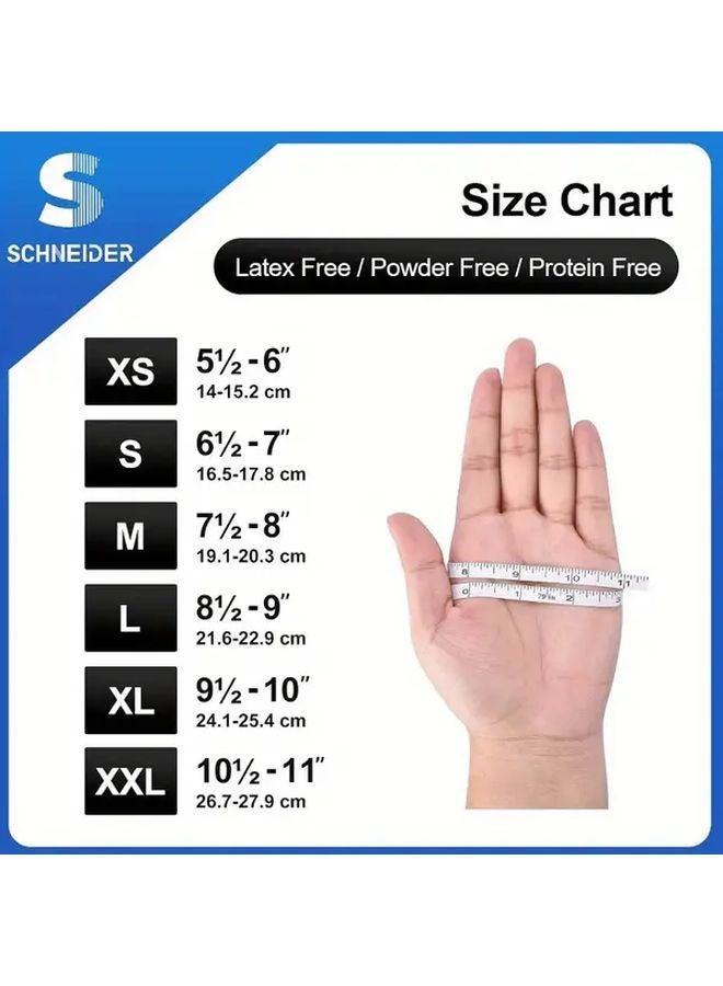 100pcs Heavy Duty Disposable Gloves Thickened Wear Resistant Food Grade Latex Free - Image 3