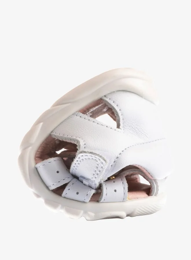 Pablosky Girls Embellished Sandal Booties with Hook and Loop Closure