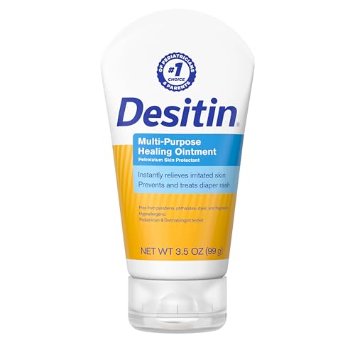 Desitin Skin Protectant and Diaper Rash Ointment Multi-Purpose With Vitamins A & D, Travel Size, 3.5. Oz Tube - Image 1