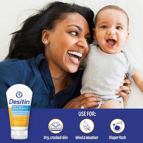 Desitin Skin Protectant and Diaper Rash Ointment Multi-Purpose With Vitamins A & D, Travel Size, 3.5. Oz Tube - Image 5
