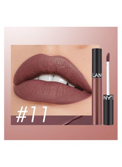 Matte Lipstick: 12 Classic Colors, Non-Stick Cup Lip Gloss(#11)