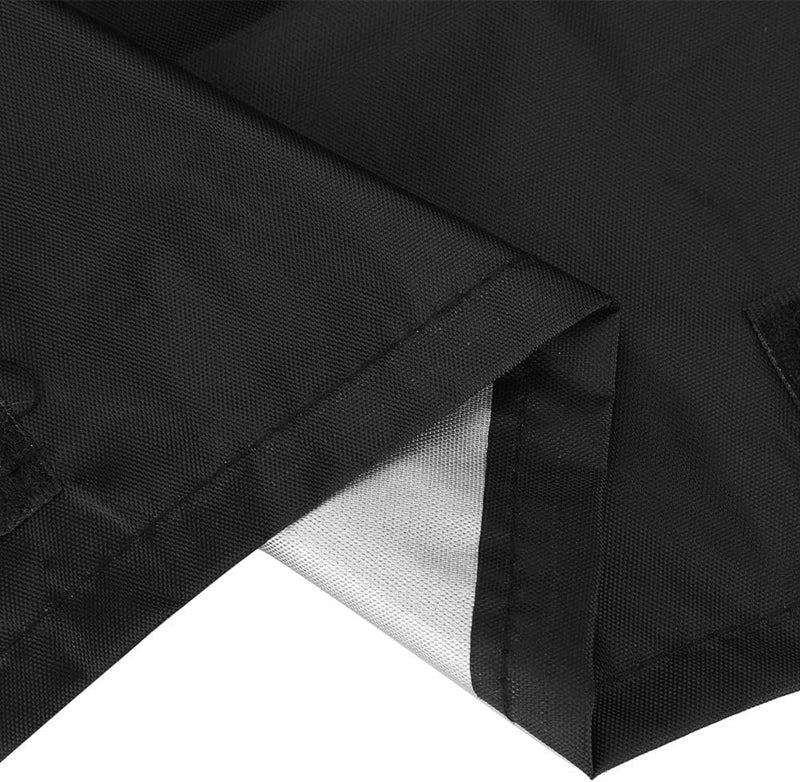 Outdoor Electric Generator Cover, Generator , Heavy Duty 210D Polyester Taffeta with Tear , Wind Rain for Garden Patio Use, Includes Storage (Black) - Image 2