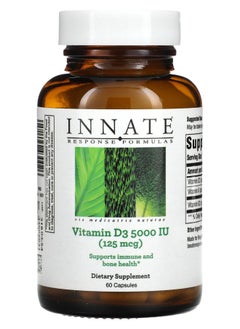 Innate Response Formulas Vitamin D3 5000 IU (125 mcg) 60 Capsules 