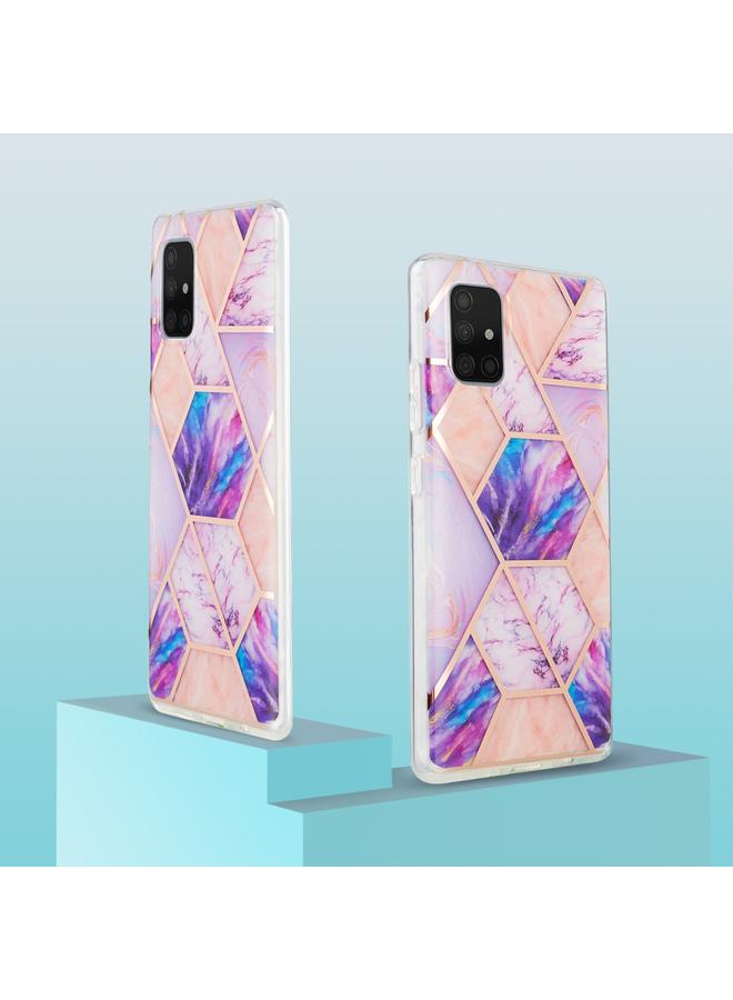 erorex Case For Samsung Galaxy A71 5G 3D Electroplating Marble Pattern TPU Protective Case - Image 2