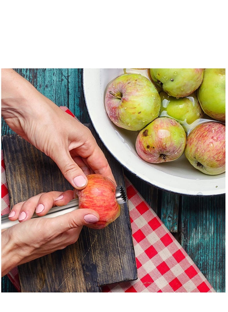 Y&D Corer, Lever Tool by Stainless Multi-Function Fruit Corer and Pitter Remover Set with Serrated Blade Pear 4 Sizes for Home Kitchen, Pear, Cherry, Jujube Red Date Pieces  - Image 5