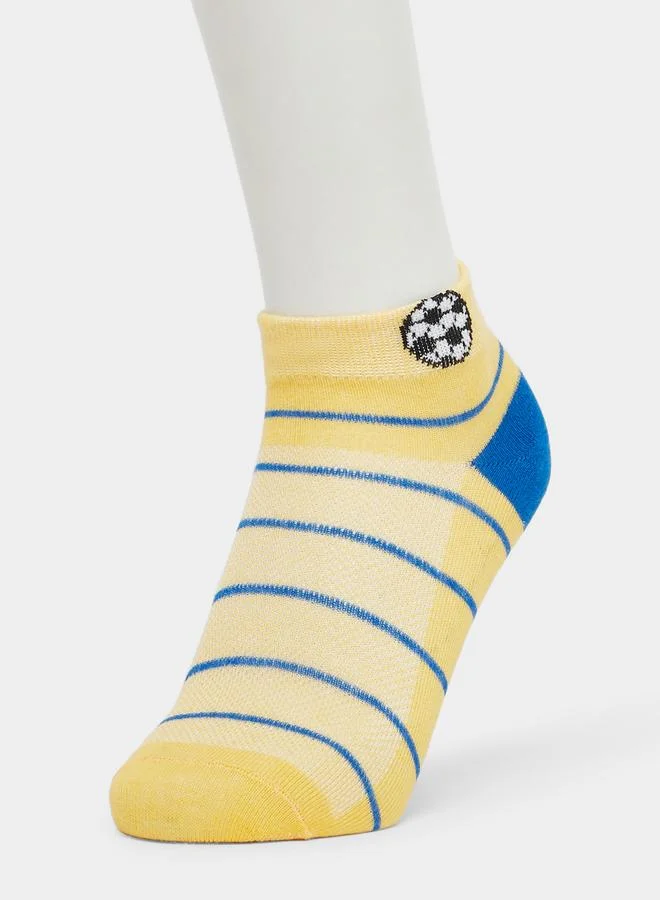 Styli Pack of 5 - Kids Football Ankle Socks