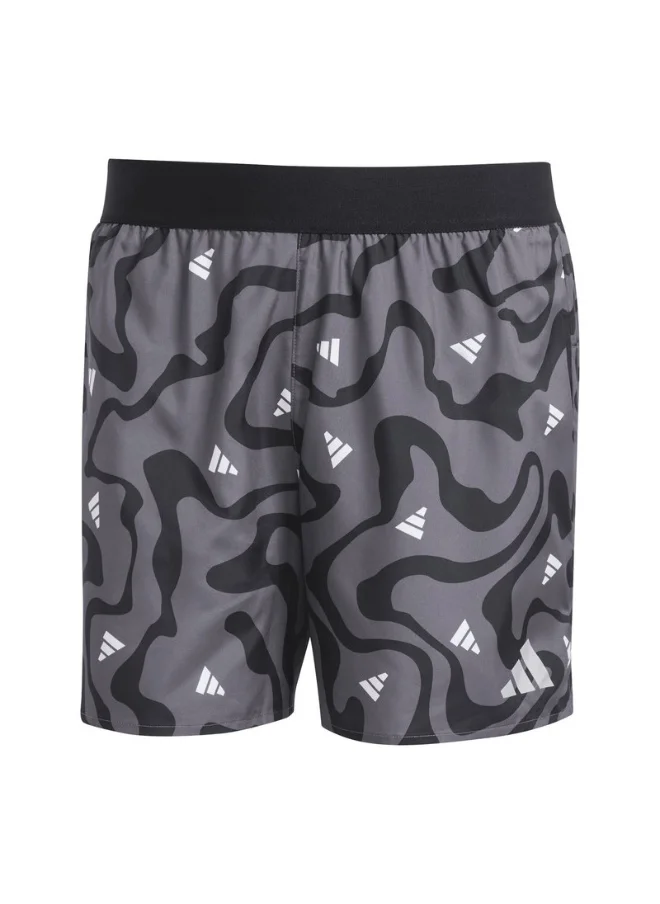 Adidas adidas RUN IT BL SHO M Black Running SHORTS for Men - XS5"