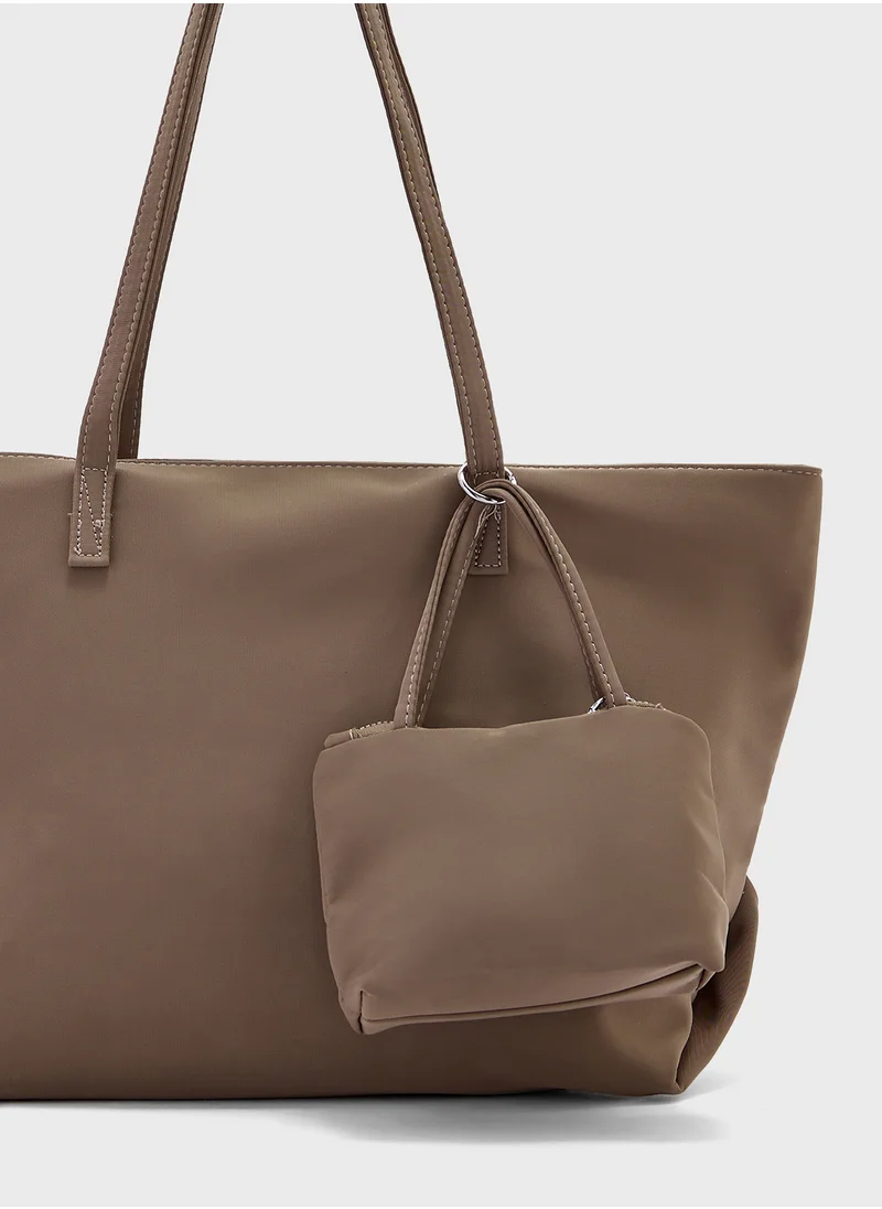 ELLA 2 In 1 Nylontote Bag With Mini Bag