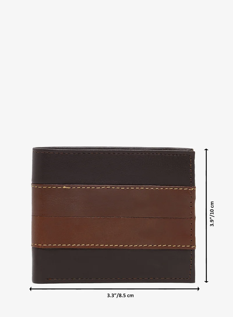 روبرت وود Genuine Leather Bi Fold Wallet