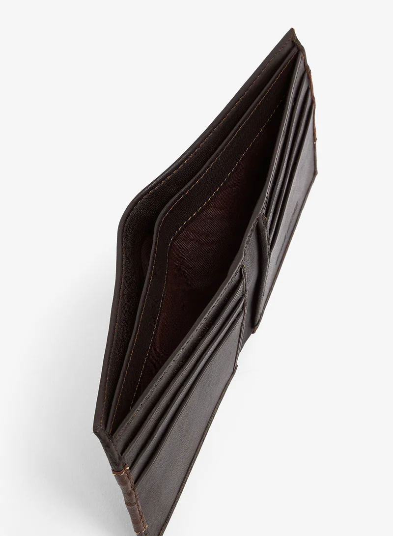 روبرت وود Genuine Leather Bi Fold Wallet