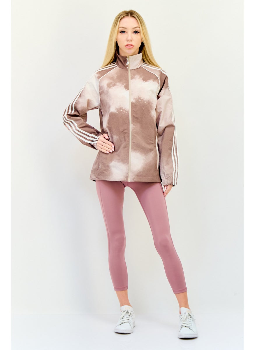 adidas Originals Women Sportswear Fit Long Sleeve Outdoor Windbreaker Jacket, Multicolor  - Image 4
