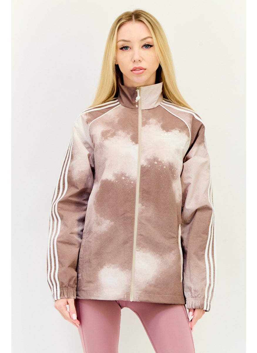 adidas Originals Women Sportswear Fit Long Sleeve Outdoor Windbreaker Jacket, Multicolor  - Image 1