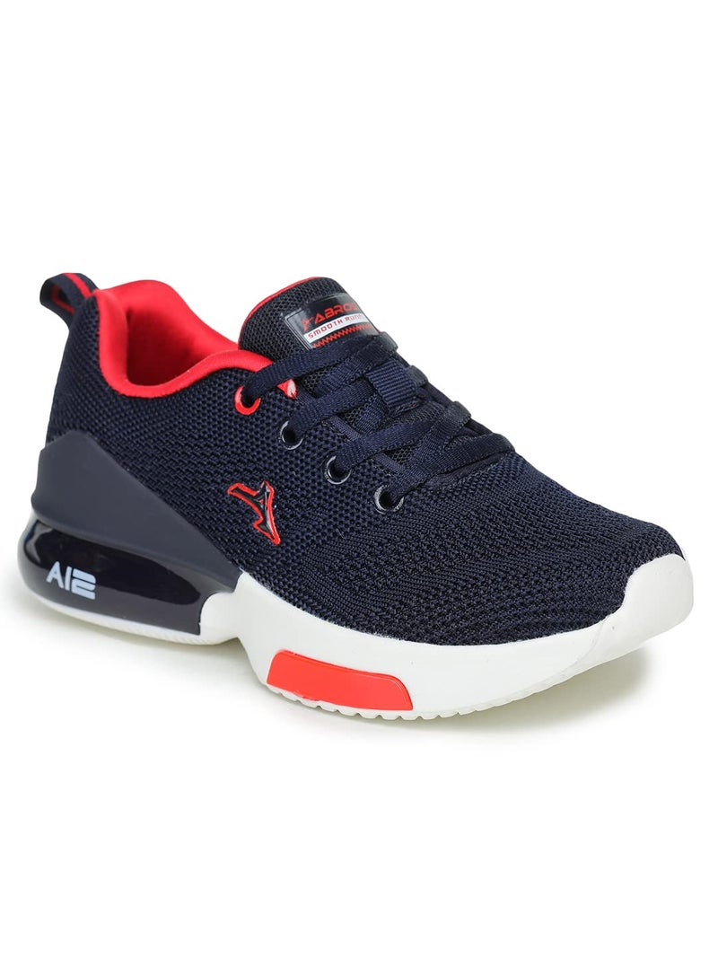 ABROS Boy's Ai 2 N ASSB1015N Sports Shoes -Navy/Mustard -4UK - Image 4