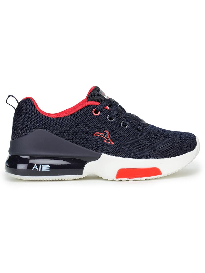 ABROS Boy's Ai 2 N ASSB1015N Sports Shoes -Navy/Mustard -4UK - Image 5