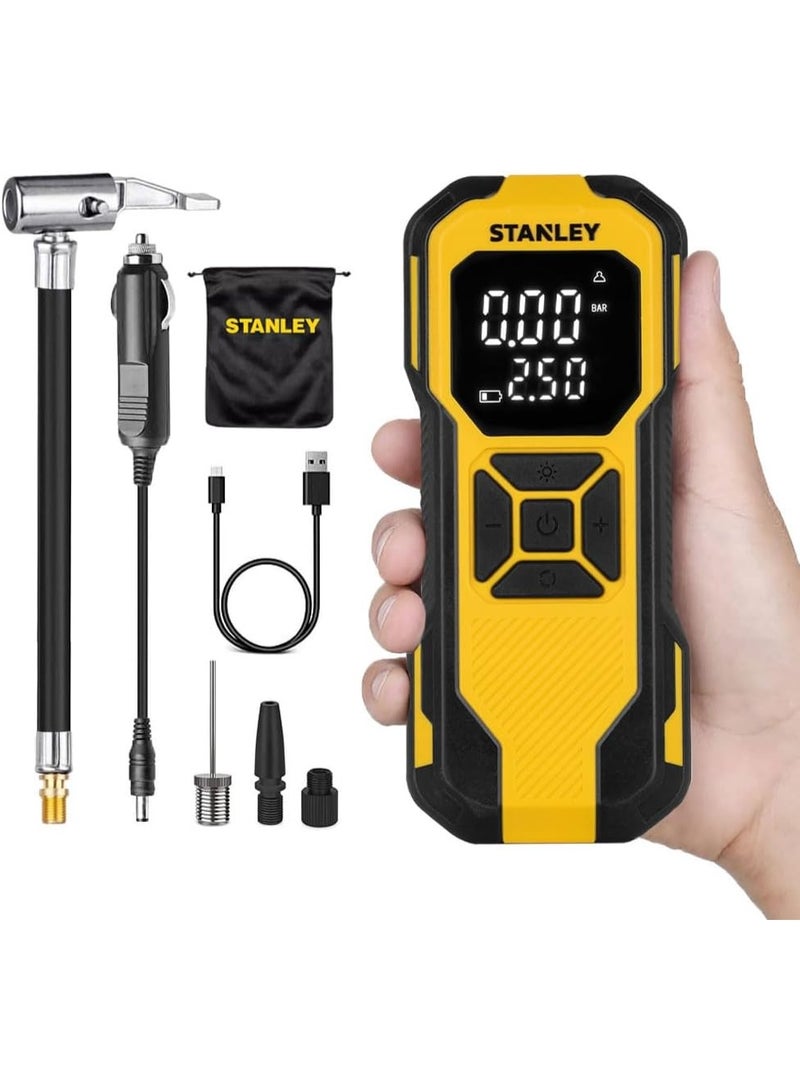 Stanley - FatMax منفاخ هواء لاسلكي SXIF0101 - ضغط حتى 10 بار ببطارية 12 فولت ، جاهز أينما كنت! - Image 1