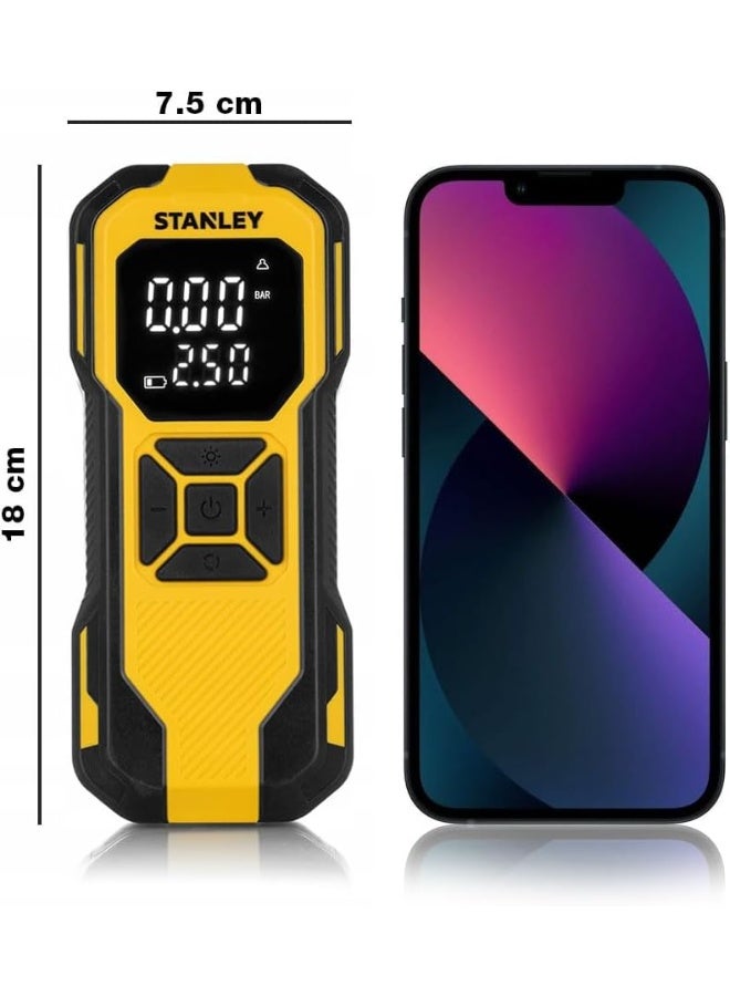 Stanley - FatMax منفاخ هواء لاسلكي SXIF0101 - ضغط حتى 10 بار ببطارية 12 فولت ، جاهز أينما كنت! - Image 2