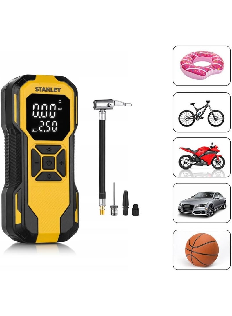 Stanley - FatMax منفاخ هواء لاسلكي SXIF0101 - ضغط حتى 10 بار ببطارية 12 فولت ، جاهز أينما كنت! - Image 5