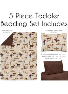 Sweet Jojo Designs Brown Western Cowboy Boy Toddler Bedding Set - pzsku/Z434E39854999F0CA0F1CZ/45/_/1738048005/a3777380-e786-401c-b849-6208556698f5