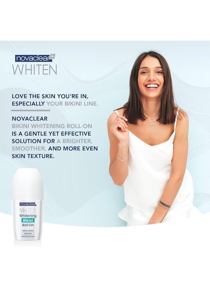 Novaclear Whitening Bikini Roll-on 50Ml– Moisturizing & Soothing Deodorant for Skin Discoloration - Image 2