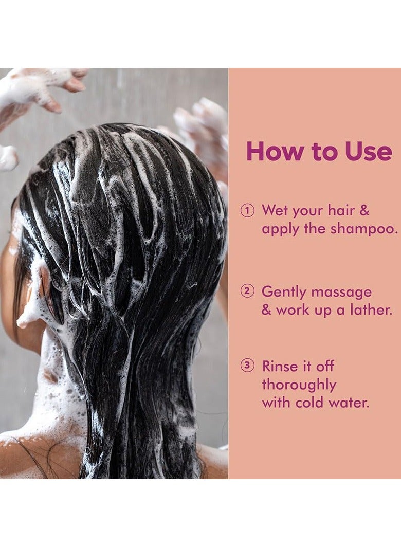 طبيعي شامبو لمنع تساقط الشعر بالبصل الأحمر والبهرنجراج | يتحكم في تساقط الشعر | شامبو خالٍ من البارابين والكبريتات | شامبو لمنع تساقط الشعر للرجال والنساء | 200 مل - Image 5