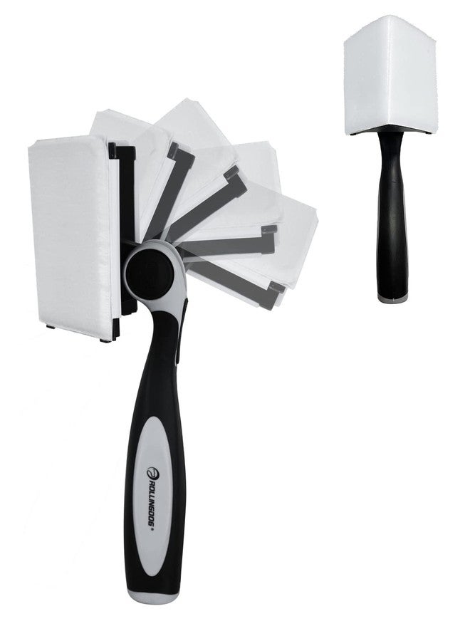 ROLLINGDOG 2.5" Paint Edger - Paint Pad for Corner with Adjustable Handle Angle to 5 Position, for Edge Painting and Triming - Image 1