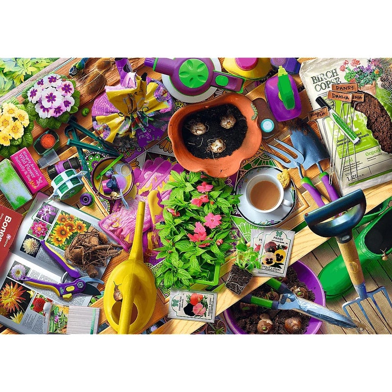 Trefl - Garden Tidying Puzzle 1000 Pieces - 10927 - Image 2