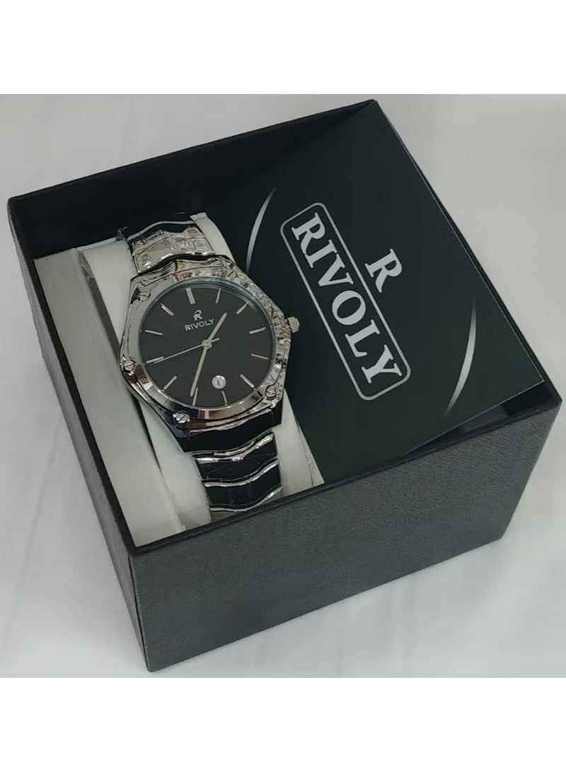Rivoli Men's Watch, High Quality, Modern Edition, Stainless Steel