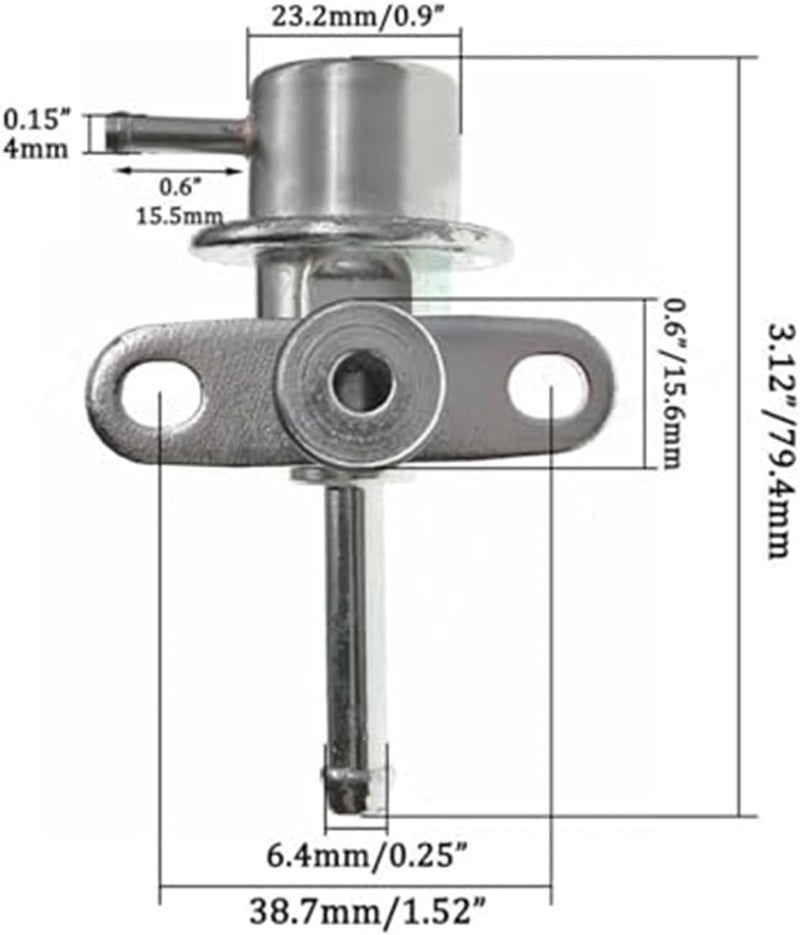 QASULER Fuel Pressure Regulator for Mitsubishi and Dodge - Image 2