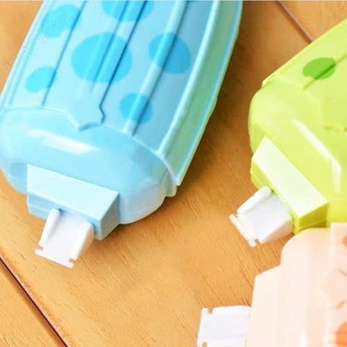 Sidak Correction Tape Cute Correction Tape For Kids Stationary Items Art Projects, 3Pcs Correction Pen Easy-To-Use, Correction Tape With Cute Animal Designs Stationary Gift, Assorted - Image 2