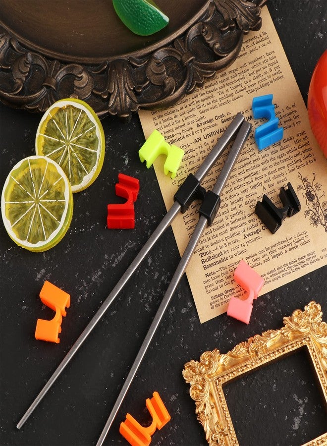 Beupy 30 Pieces Chopstick Helper Training Kit Chopsticks Connector Reusable Plastic Training Chopstick Helper for Many Age Beginner Trainer or Learner - Image 5